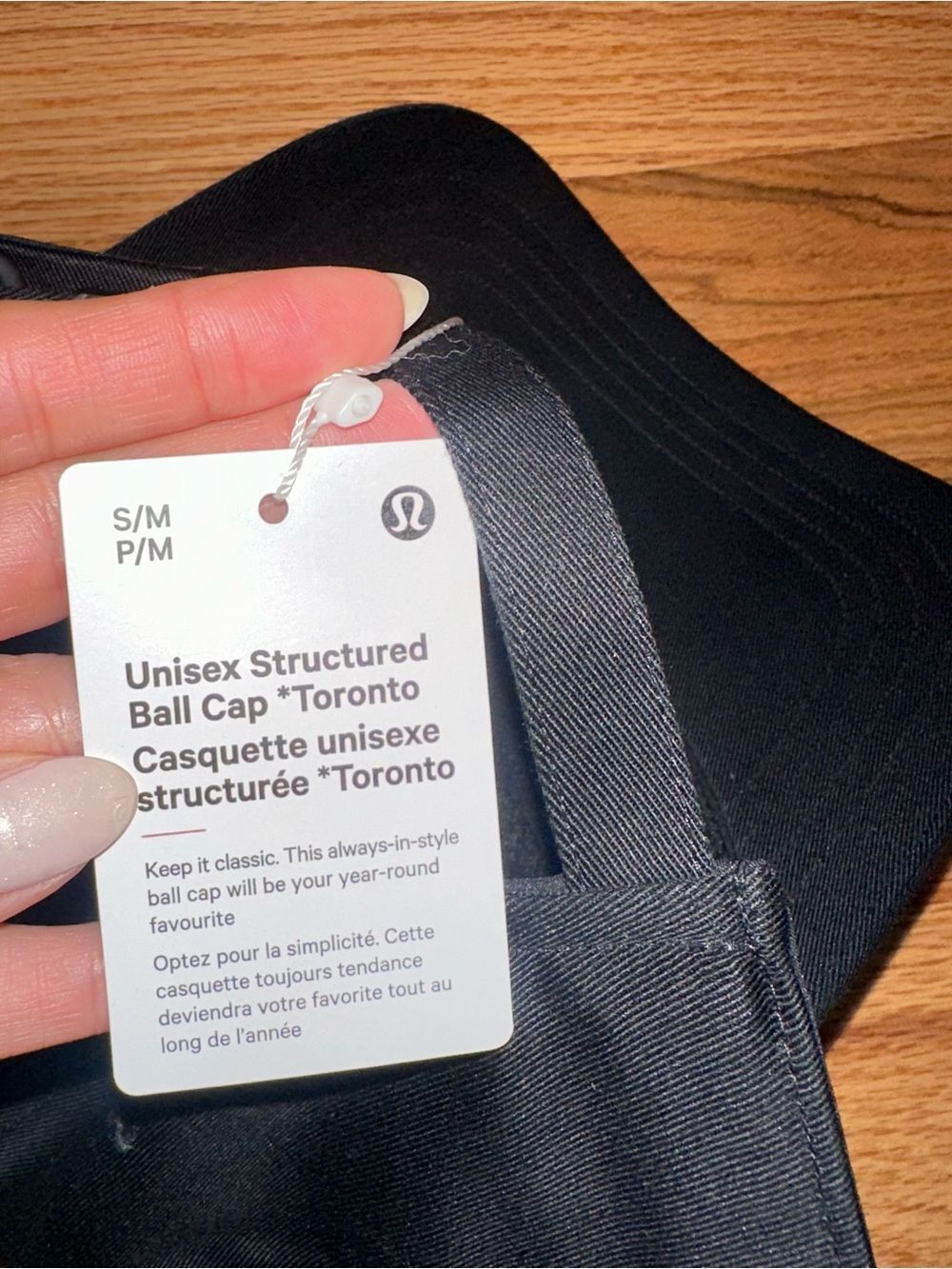 NWT Toronto S/M lululemon athletica black baseball cap - Picture 5 of 7